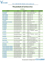 	Related products of Virus catalogue