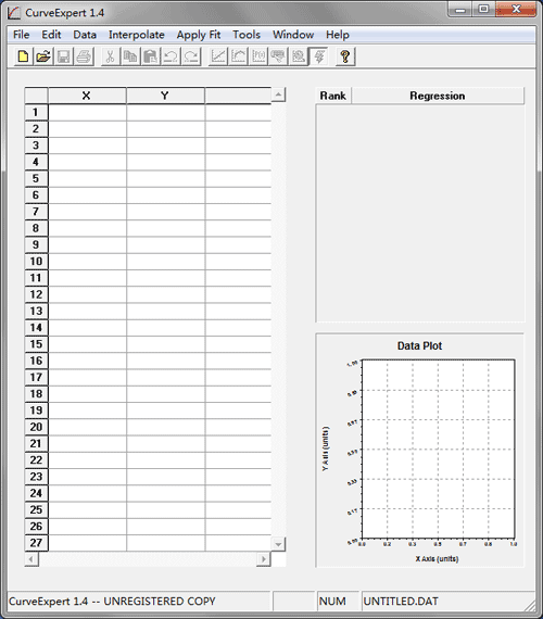Start Curve Expert 1.4