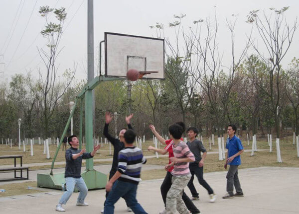Outdoor Basketball Game