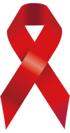 AIDS Red Ribbon is an international symbol of awareness about HIV and AIDS