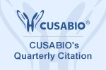 Great News! CUSABIO's Quarterly Citation: 455 Papers, 2356.7842 Impact Factor!