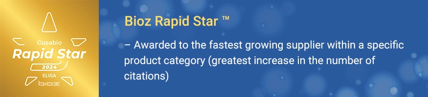 CUSABIO 2024 Bioz Rapid Star