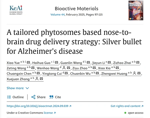A tailored phytosomes based nose-to-brain drug delivery strategy: Silver bullet for Alzheimer's disease