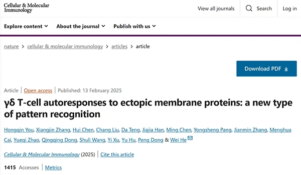 γδ T-cell autoresponses to ectopic membrane proteins: a new type of pattern recognition