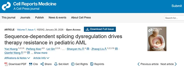 Sequence-dependent splicing dysregulation drives therapy resistance in pediatric AML