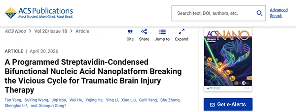 A Programmed Streptavidin-Condensed Bifunctional Nucleic Acid Nanoplatform Breaking the Vicious Cycle for Traumatic Brain Injury Therapy
