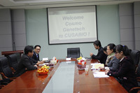 The second visit from Cosmo Genetech in Korea