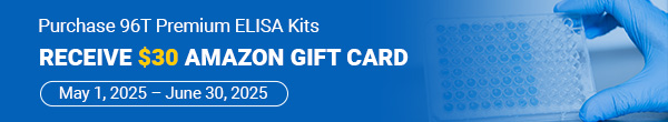 Purchase Promotion 96T ELISA Kit, Receive $30 Amazon Gift Card