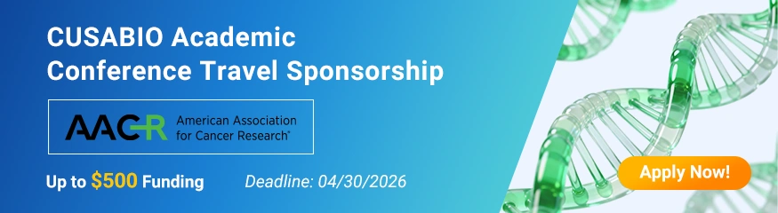 CUSABIO Academic Conference Travel Sponsorship