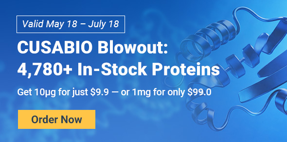 CUSABIO Blowout: 4,780+ In-Stock Proteins