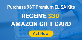 Purchase Promotion 96T ELISA Kit, Receive $30 Amazon Gift Card