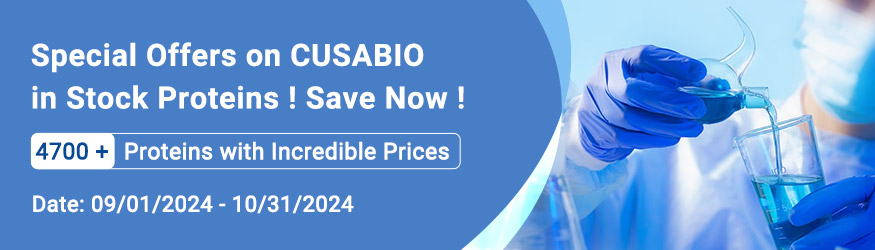 A Special Offer on CUSABIO in Stock Proteins