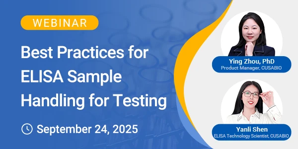 Webinar: Best Practices for ELISA Sample Handling for Testing