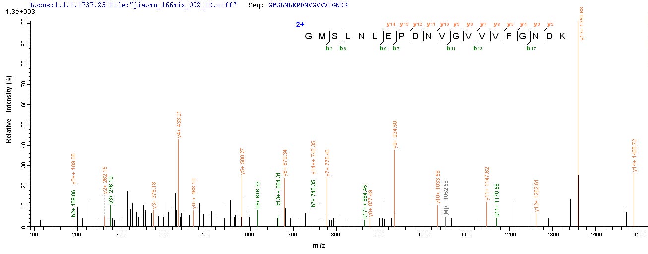 LC-MS Analysis 2- Recombinant protein Human ATP5F1A