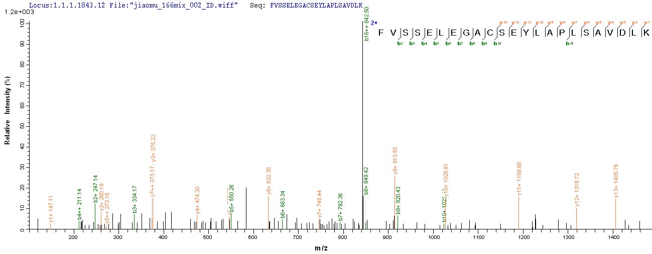 LC-MS Analysis 2- Recombinant protein Human NPR2
