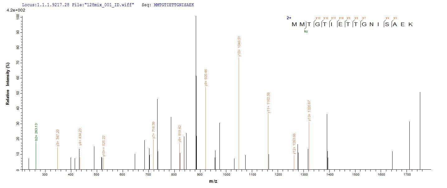 LC-MS Analysis 2- Recombinant protein Human TIGIT
