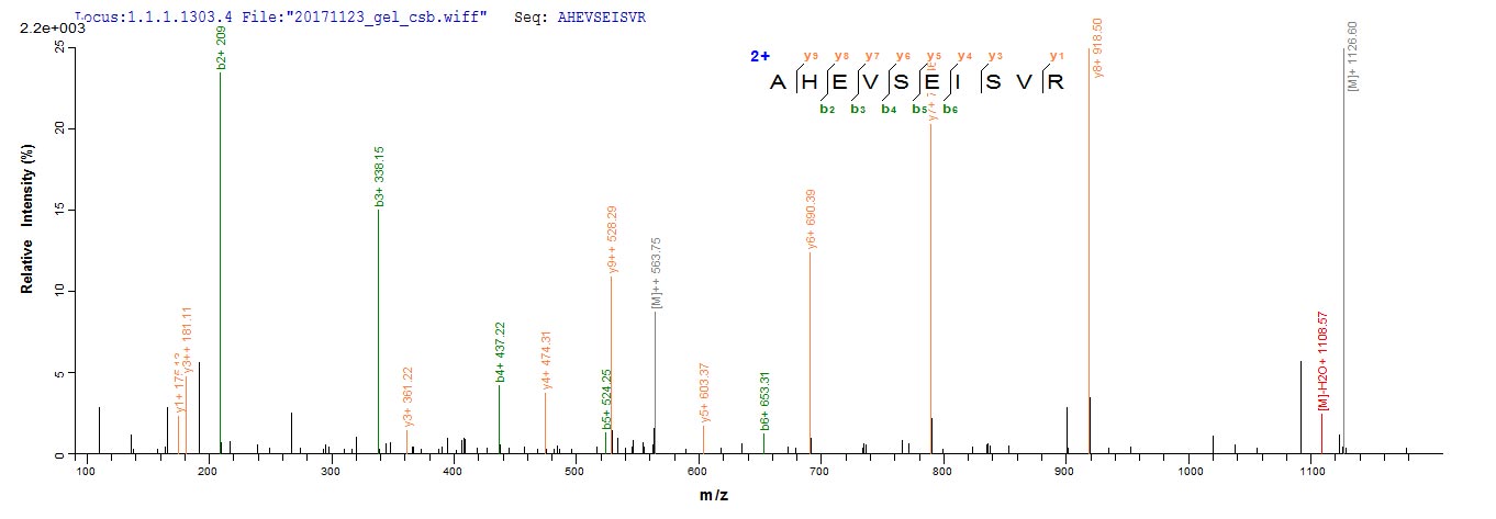 LC-MS Analysis 2- Recombinant protein Human GYPA